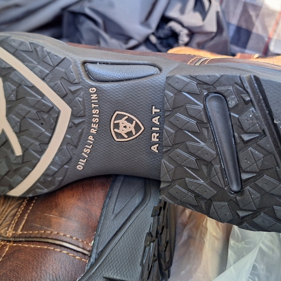 Ariat Floral Embossed Leather Boots - Picture 3 of 4